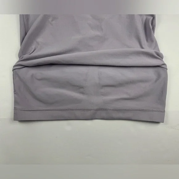 Lululemon Ebb to street tank top in light lavender with bra inside size 14 - Picture 7 of 8